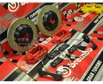 意大利原裝正品BREMBO GT版4活塞剎車卡鉗競(jìng)技系列剎車套裝