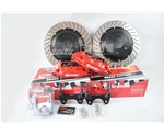 起亞K5升級(jí)BREMBO F50大四活塞卡鉗剎車套裝 K5專用4活塞鮑魚 提高行車安全