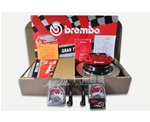 雷克薩斯IS250/IS300升級(jí)專用BREMBO剎車套裝 對向大四活塞卡鉗 有效解決原車剎車扁軟
